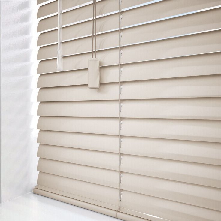 Aluminium Venetian Blinds 120cm Metal 25mm Slat Taupe Beige Brown